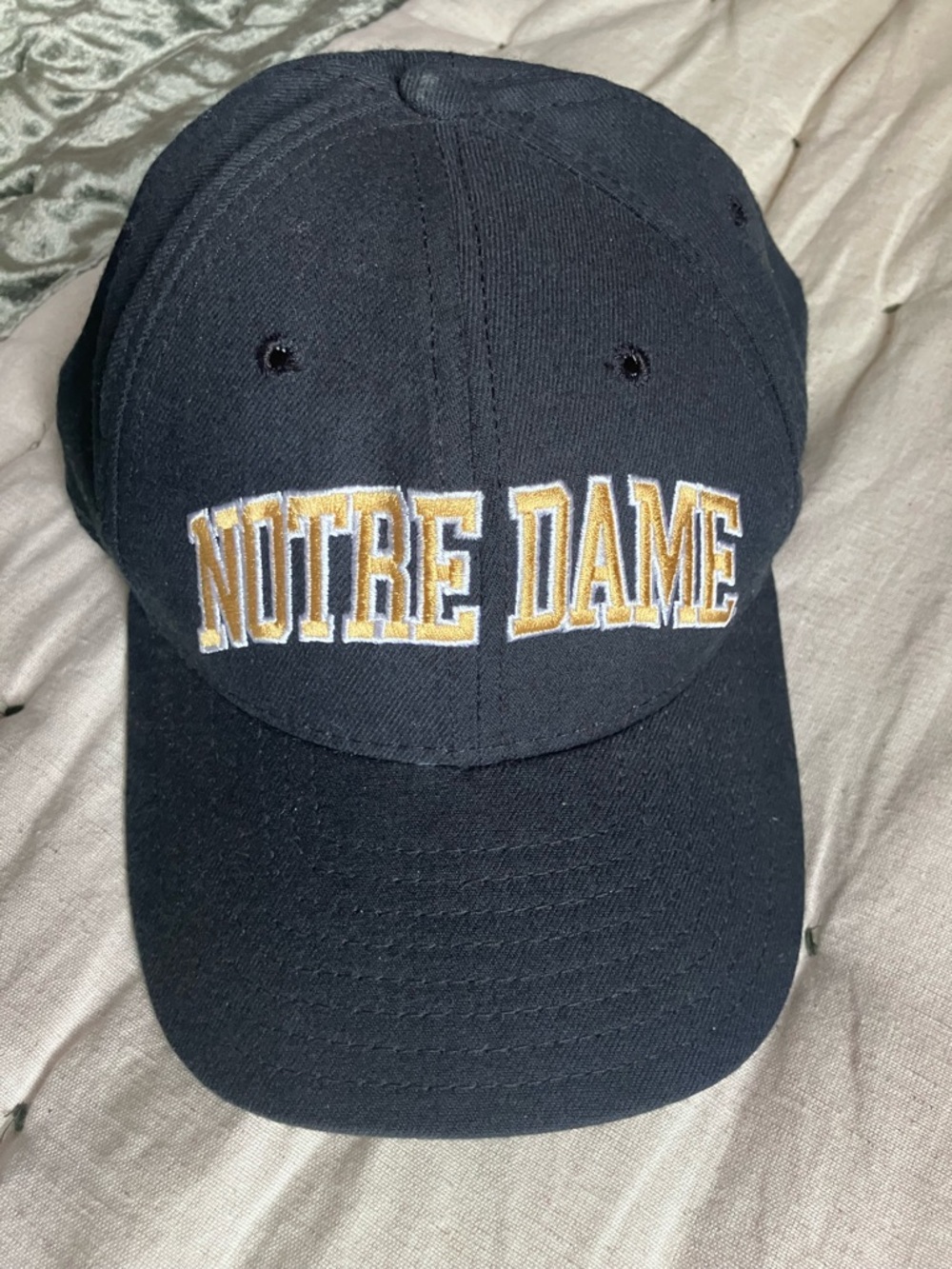 New Era Notre Dame Black and Gold Baseball Cap